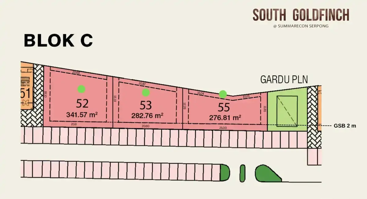 siteplan-kavling-south-goldfinch-summarecon-serpong-blok-c